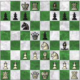 Chess game diagram