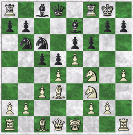 Chess game diagram