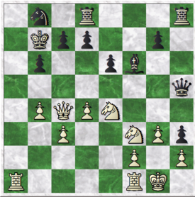 Chess game diagram