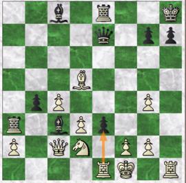 Chess game diagram