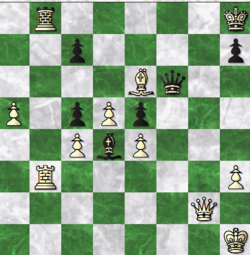 Chess game diagram