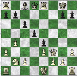 Chess game diagram