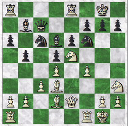 Chess game diagram
