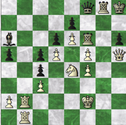 Chess game diagram