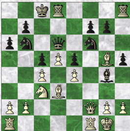 Chess game diagram