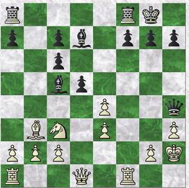 Chess game diagram