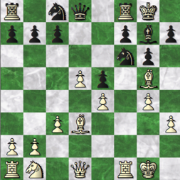 Chess game diagram