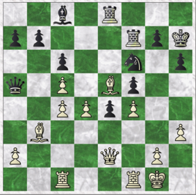Chess game diagram