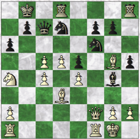 Chess game diagram
