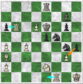 Chess game diagram