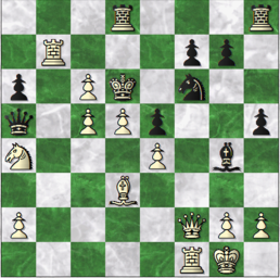 Chess game diagram